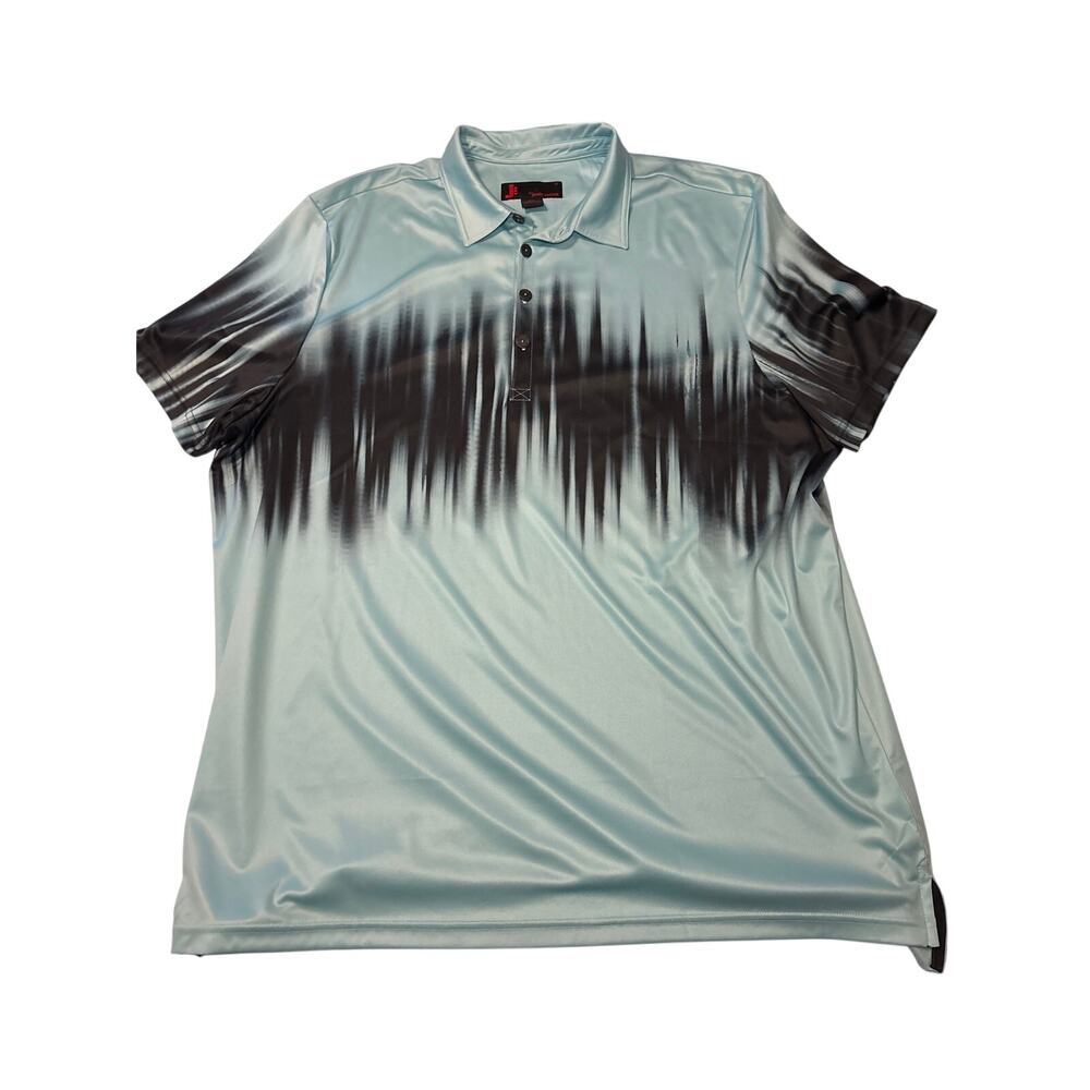 Jamie Sadock Golf Polo Shirt Mens XXL Abstract Retro Print Performance
